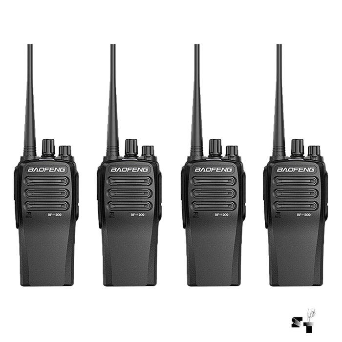 Cuatro Handies Baofeng BF-1909 Uhf Recargable