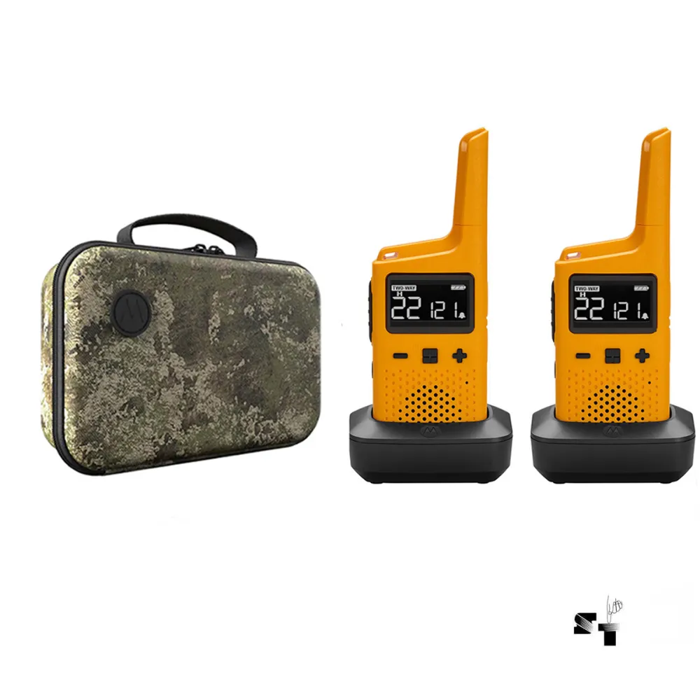 Par de Handies Motorola T380 40 KM - 22 Canales